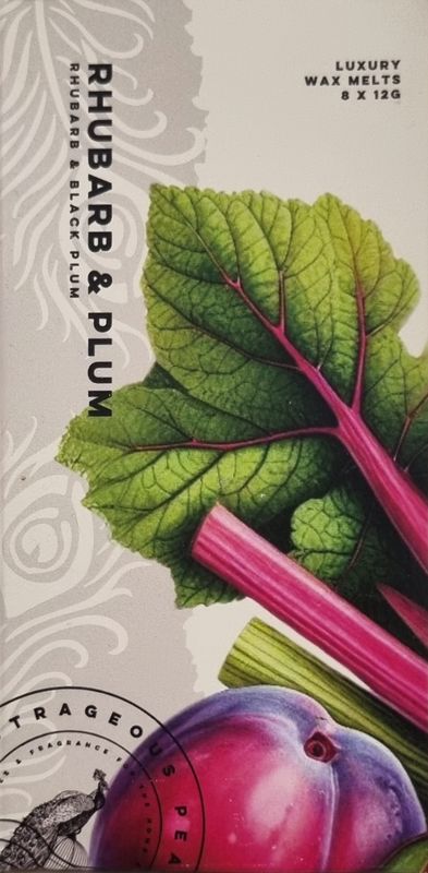 RHUBARB &amp; PLUM WAX MELT X 8