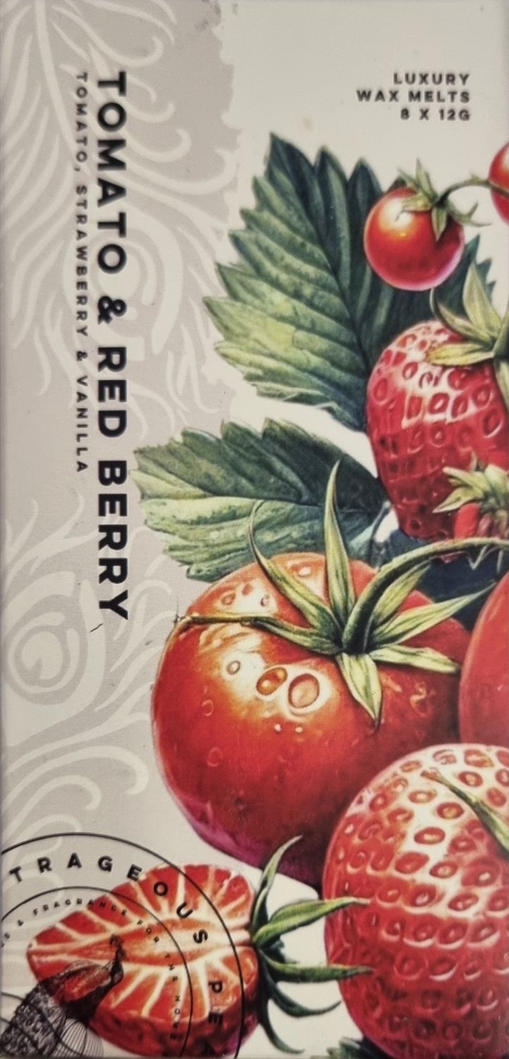 TOMATO &amp; RED BERRY WAX MELT X 8