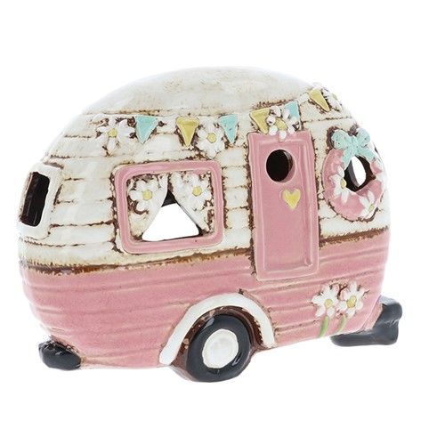 VILLAGE POTTERY CARAVAN TEALIGHT