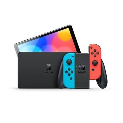 NINTENDO SWITCH OLED NEON RED/NEON BLUE