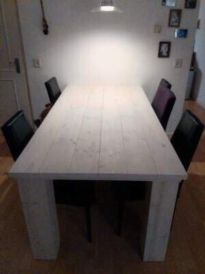 steiger houten eettafel