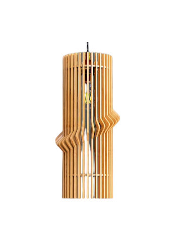 Furniture-art Cilinder lamp met doorlopende golf   21x21x38cm