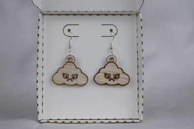 Emoji wolkje boos