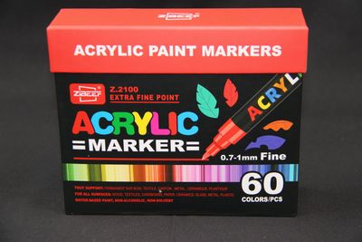 Zibeef Acryl markers 0.7mm 60