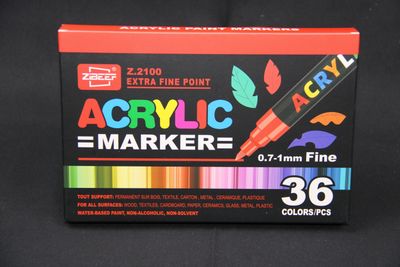 Zibeef Acryl Markers 0.7mm 36