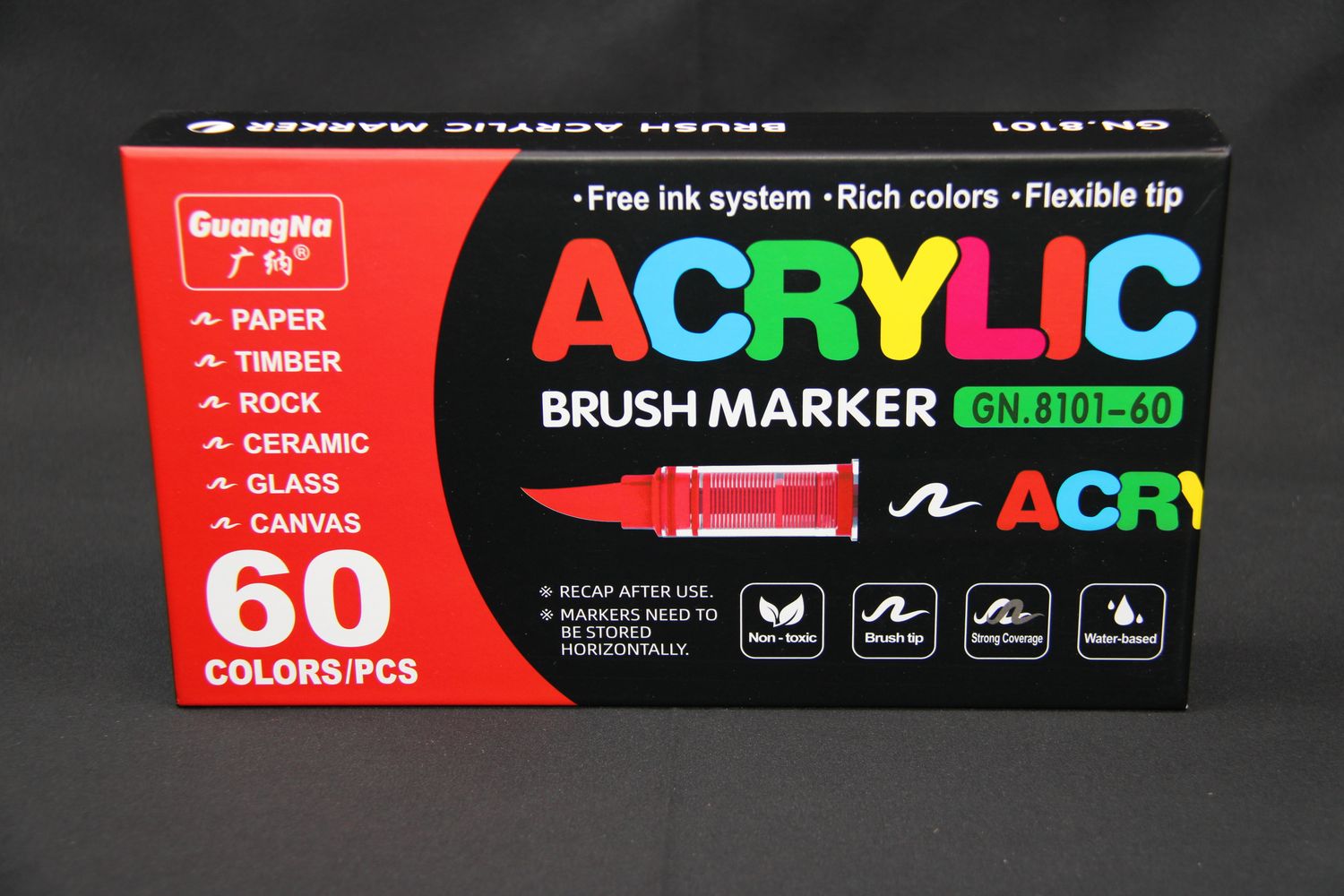 Guangna Brush markers set 60 stuks