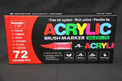 Guangna Acryl brush makkers set 72 stuks
