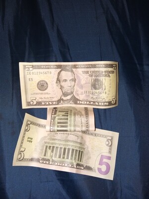 $200.00 in Cash/ 40 Crisp Five Dollor Bills
