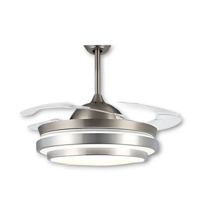 LÁMPARA ABANICO DE TECHO FRESCOMAX DE 42&quot; FM4212SILVER