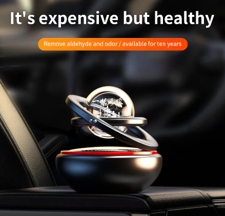 Solar Car Air Freshener With Fragrant Tablets