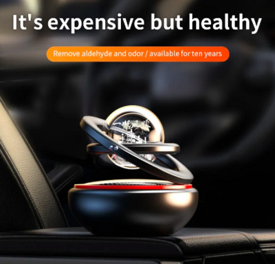 Solar Car Air Freshener With Fragrant Tablets