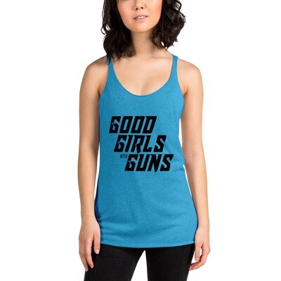 Women&#39;s Racerback Tank | GG/G Black