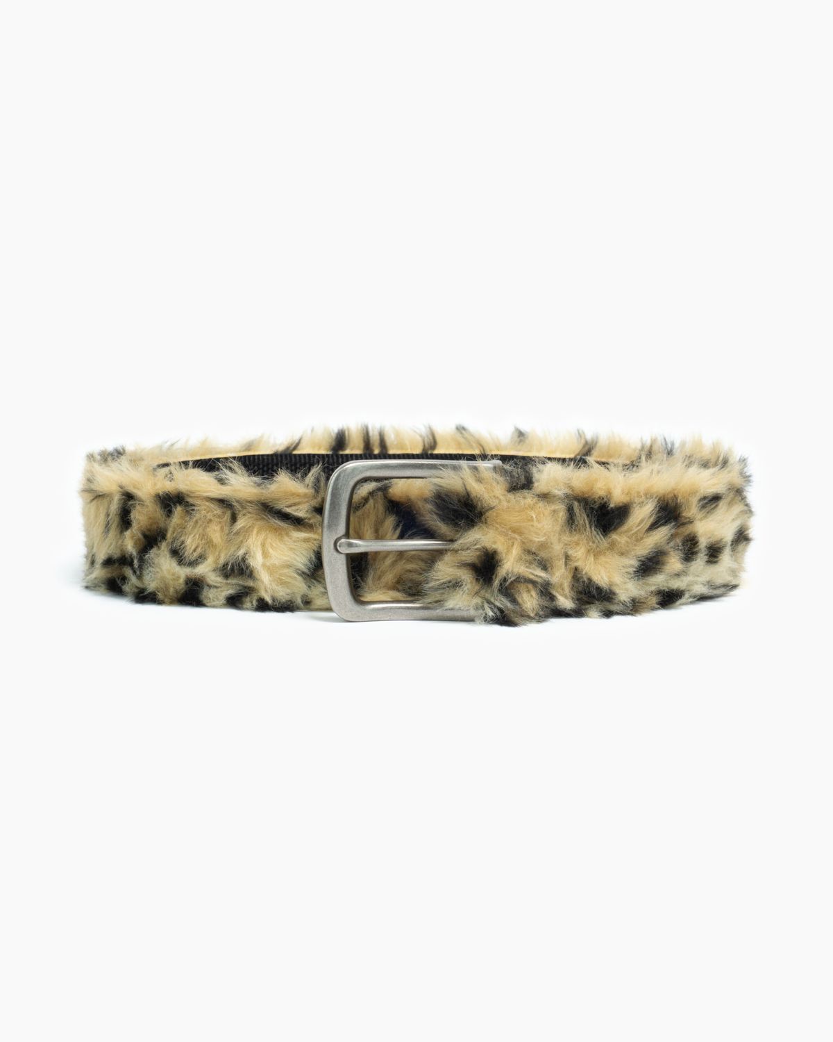 &#39;Cheetah&#39; Fur Belt
