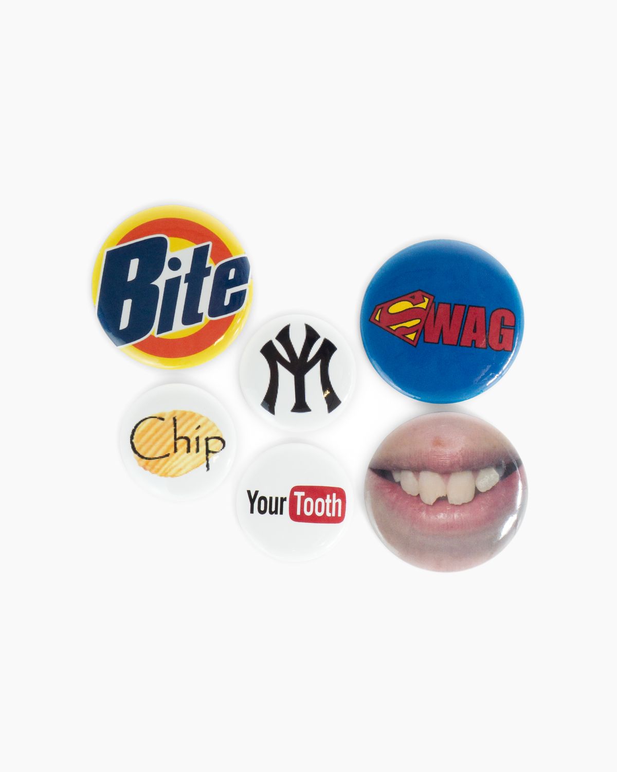 &#39;Bite My Swag Chip Your Tooth&#39; Pin Pack