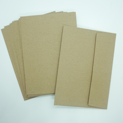 Karten-Umschläge A6, braunes Kraftpapier (ab Set von 10) Karten-Umschläge A6, braunes Kraftpapier (ab Set von 10)