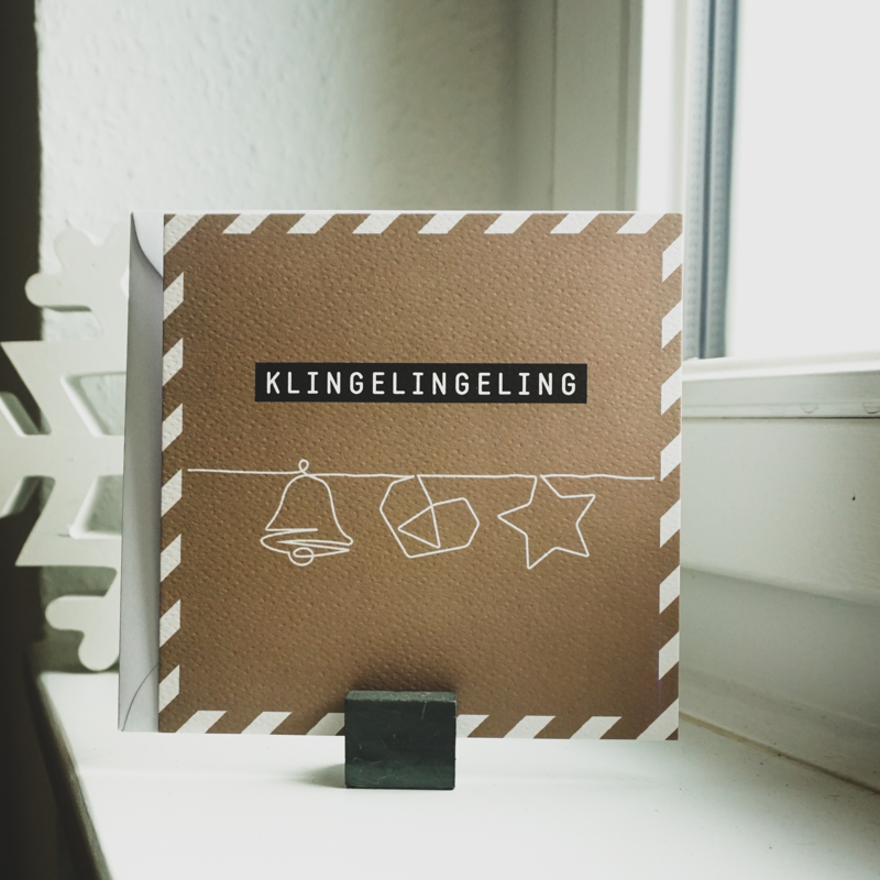 Postkarte *KLINGELINGELING* von Hanna Postkarte *KLINGELINGELING* von Hanna