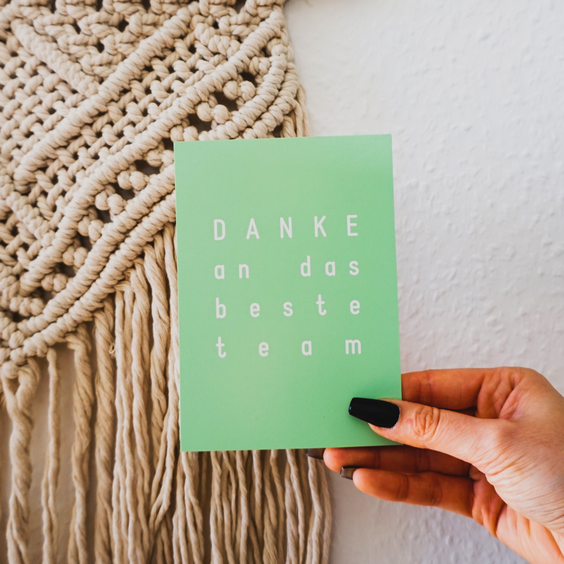 Postkarte *DANKE* Postkarte *DANKE*