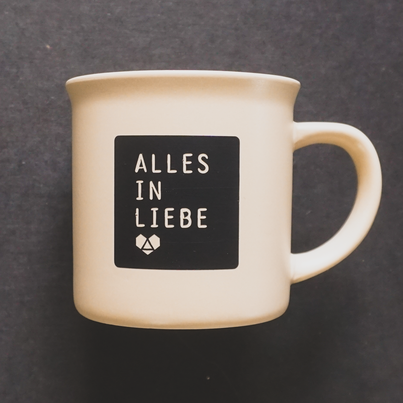 Beige Tasse *alles in Liebe*