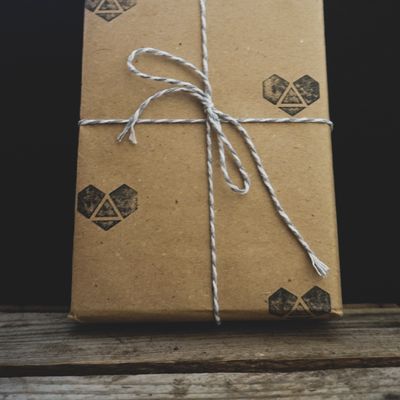 Geschenkschnur Baumwolle (grau-weiss) Geschenkschnur Baumwolle (grau-weiss)