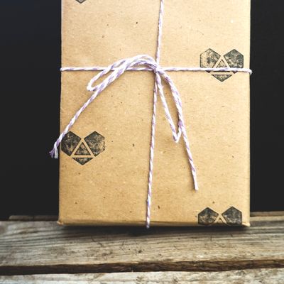 Geschenkschnur Baumwolle (helllila-weiss) Geschenkschnur Baumwolle (helllila-weiss)