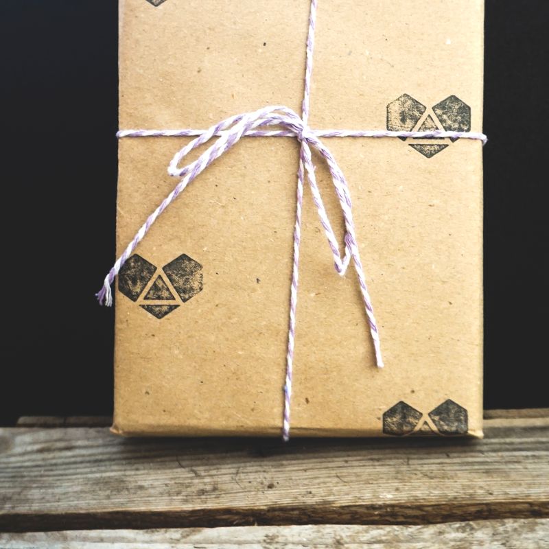 Geschenkschnur Baumwolle (helllila-weiss) Geschenkschnur Baumwolle (helllila-weiss)