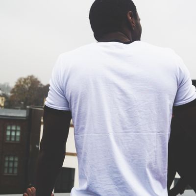 T-Shirt (s/w) *HERZMUT* Herren-Schnitt