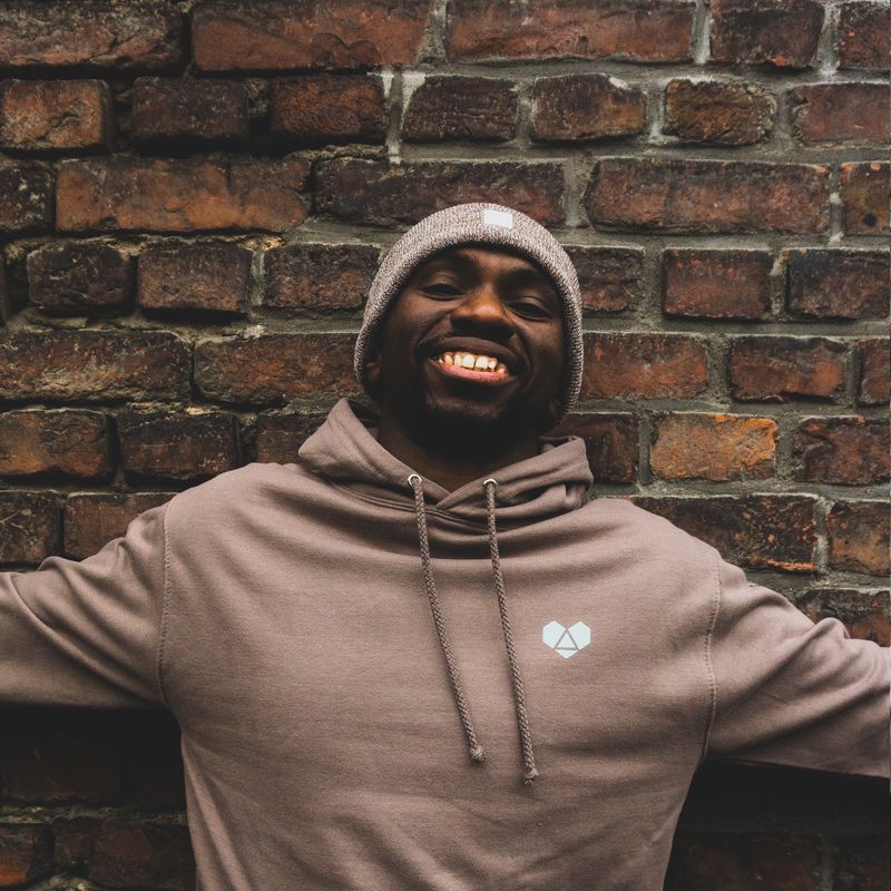 Hoodie (kaffee) *HERZ* unisex