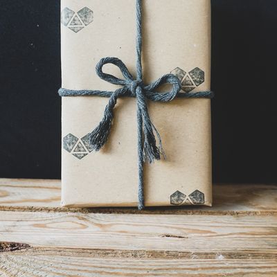 Geschenkschnur Makramee (antrazit) Geschenkschnur Makramee (antrazit)