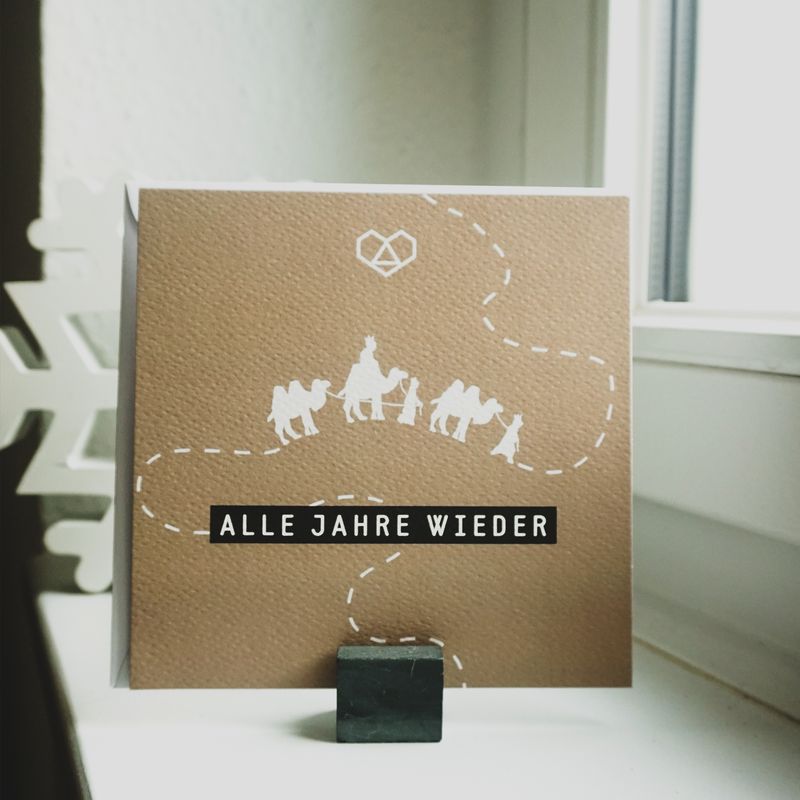 Postkarte *ALLE JAHRE WIEDER* von Carola