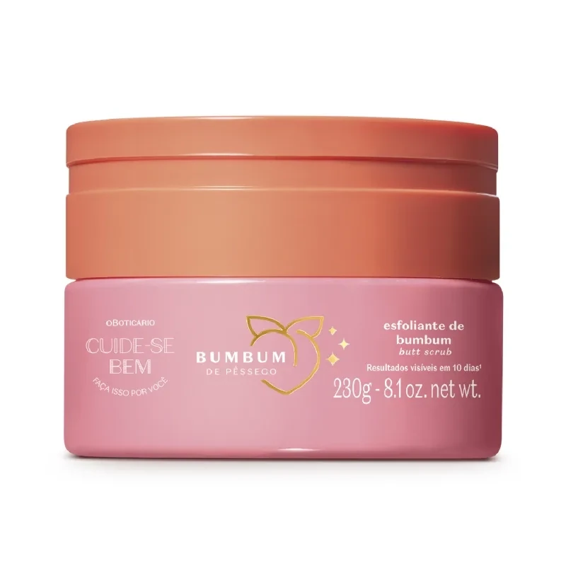 O Boticario Cuide Se Bem Bumbum Esfoliante De Pessego 230G