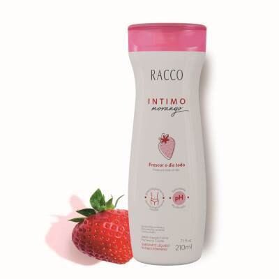 Racco Sabonete Liquido  Intimo Feminino Morango 210ml