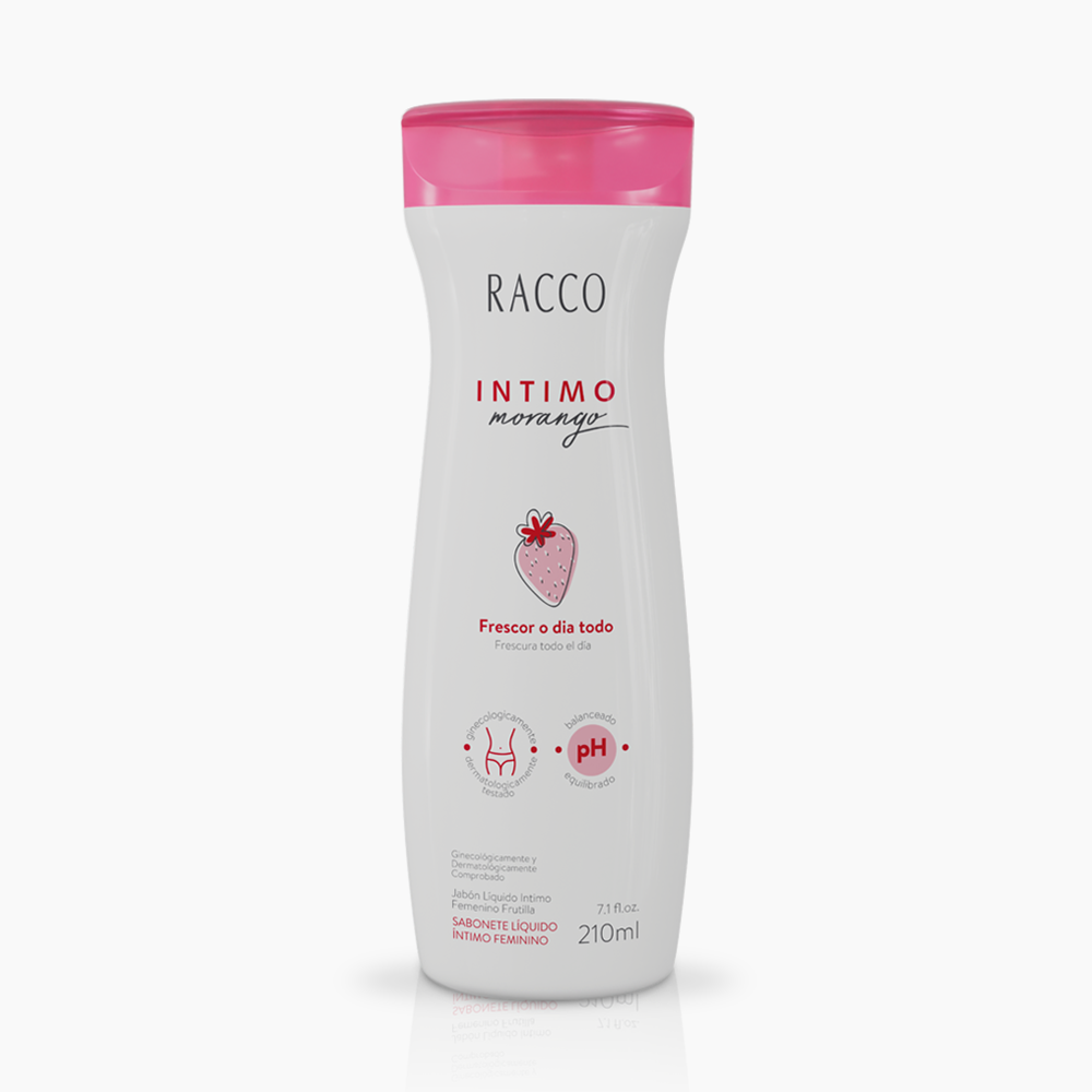 Racco Sabonete Liquido  Intimo Feminino Morango | 210ml