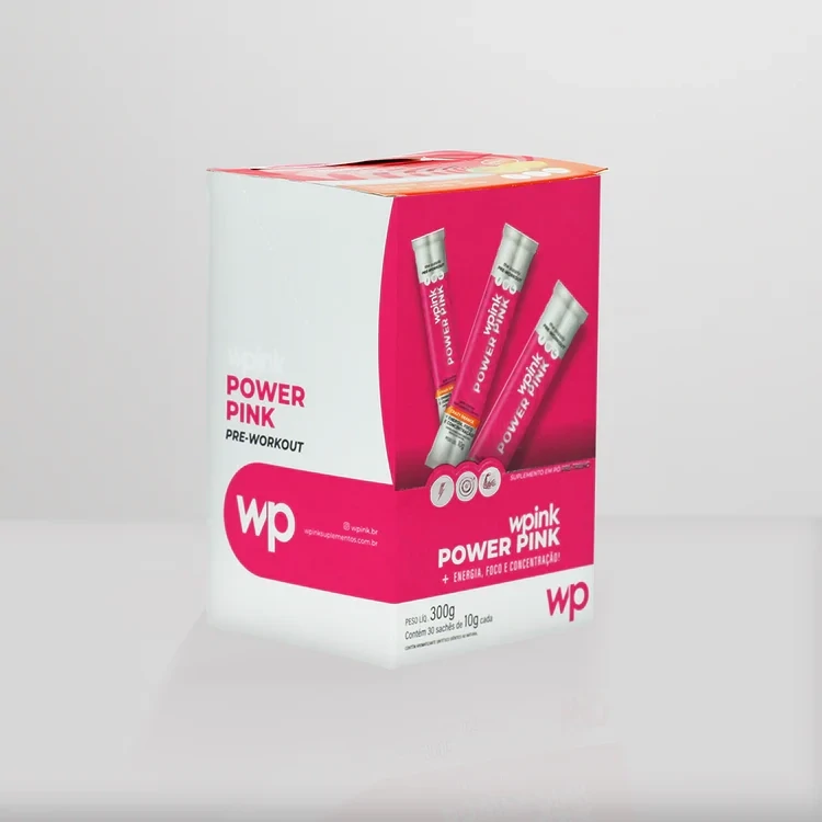 WPink Pré-Treino Power Pink De Laranja 300G
