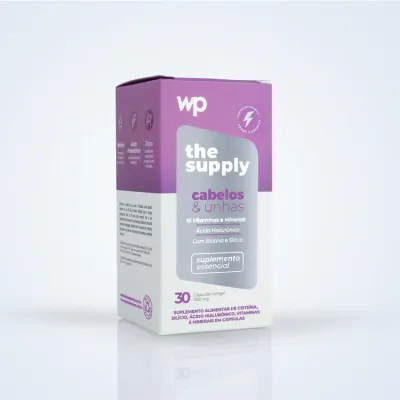 WPink Vitamina Cabelos e Unhas Vitamina
