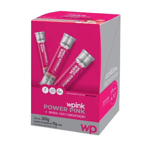 WPink Pré-Treino Power Pink de Lichia 300G
