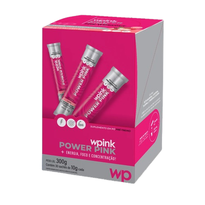 WPink Pré-Treino Power Pink de Lichia 300G