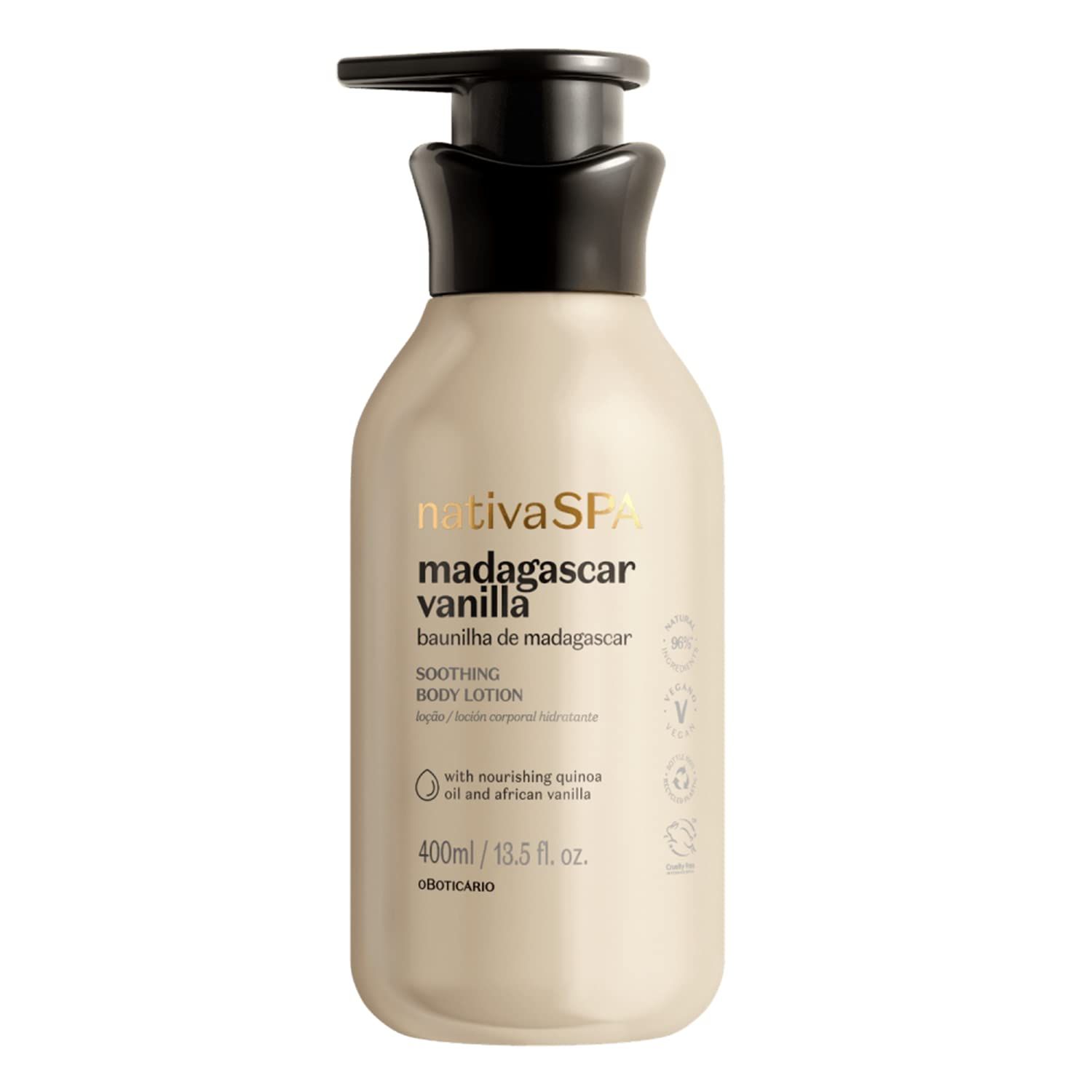O Boticario Nativa SPA Hidratante Madagascar Vanilla | 400 ml