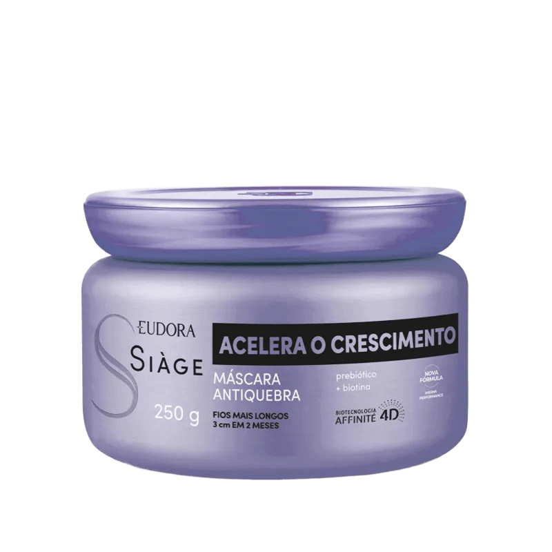 Eudora Siage Acelera Crescimento Mascara 250G