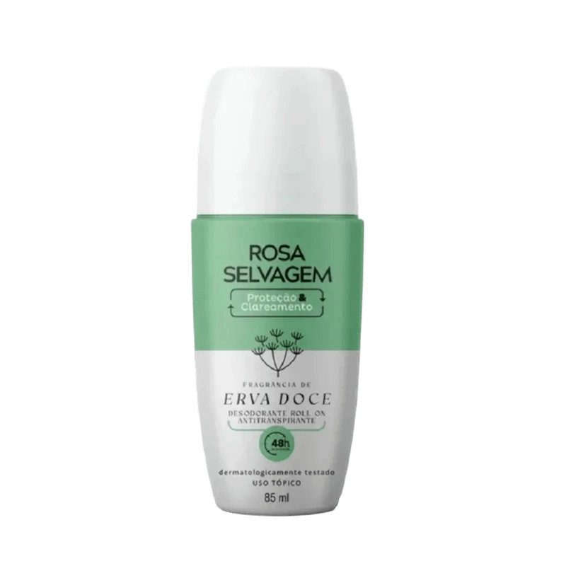 Rosa Selvagem Desodorante Roll-on Erva Doce - 85ml