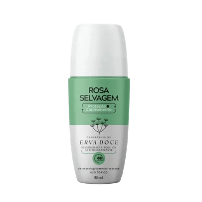 Rosa Selvagem Desodorante Roll-on Erva Doce - 85ml