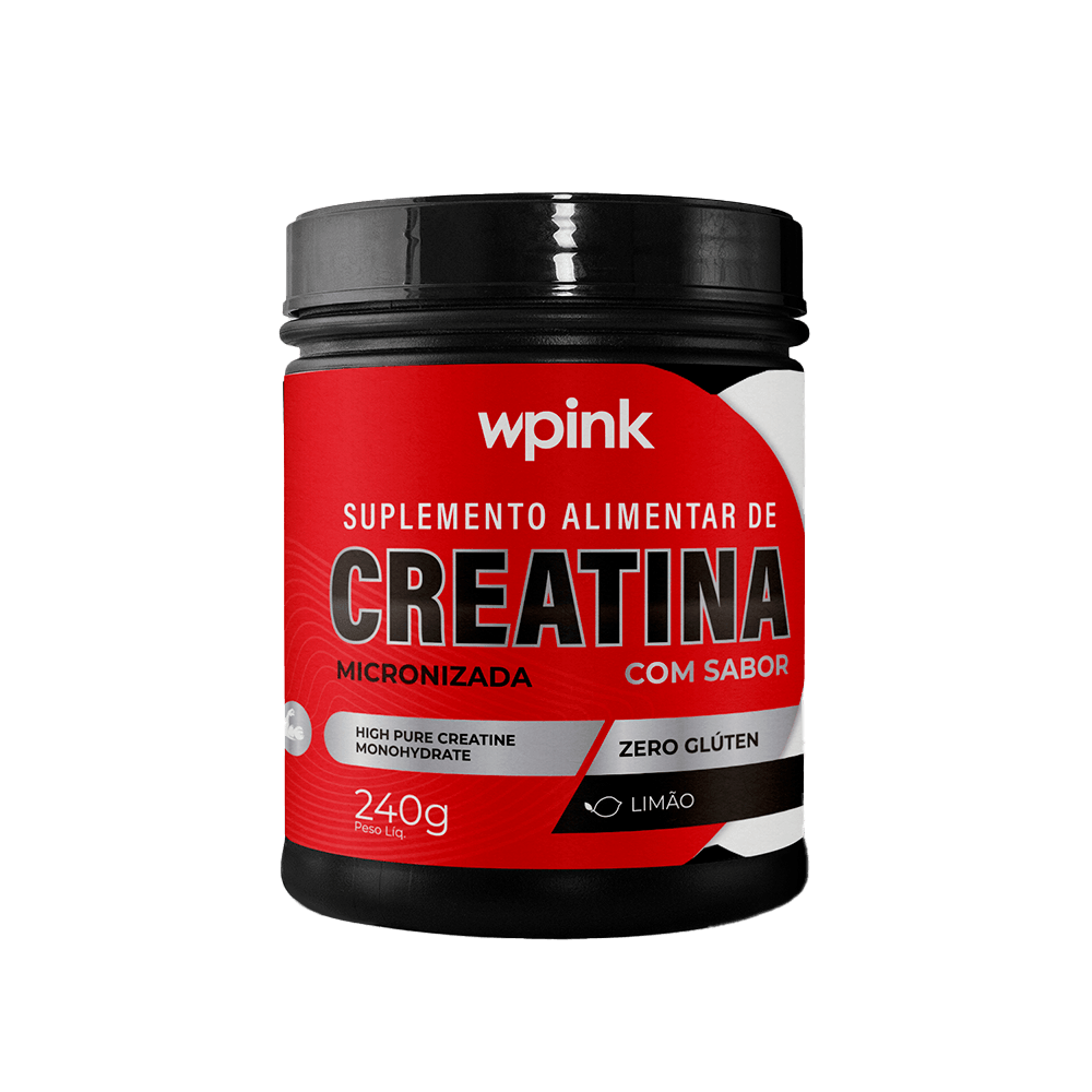 WPink Creatina Com Sabor Limão 240G