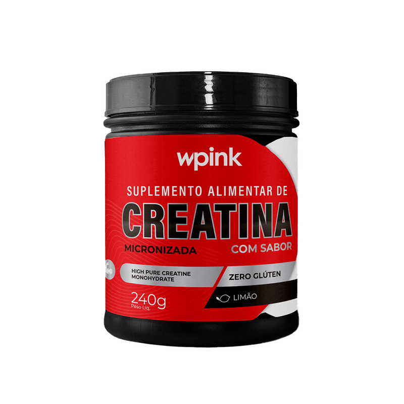WPink Creatina Com Sabor Limão 240G