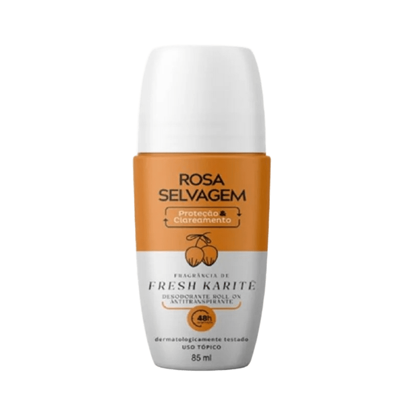 Rosa Selvagem Desodorante Roll-on Fresh Karite - 85ml