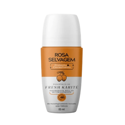 Rosa Selvagem Desodorante Roll-on Fresh Karite - 85ml