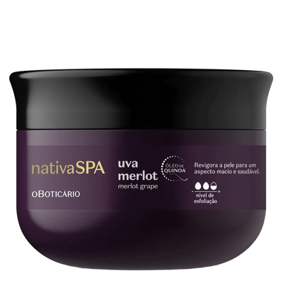 O Boticario Nativaspa Uva Merlot Esfoliante Corporal 200G