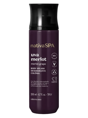 O Boticario Nativaspa Body Splash Uva Merlot 200ML