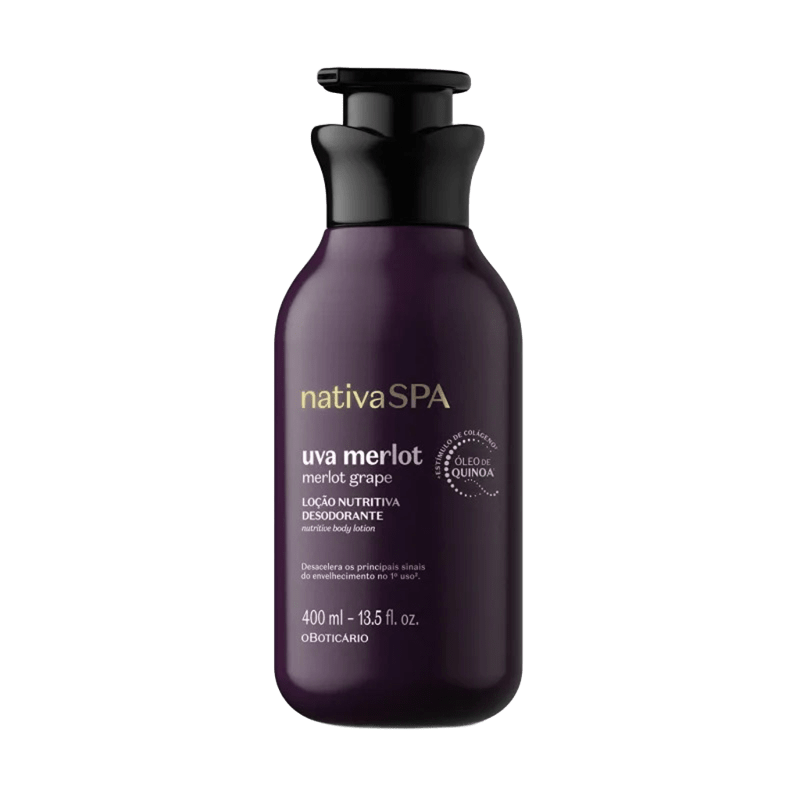 O Boticario Nativaspa Hidratante Uva Merlot 400ML