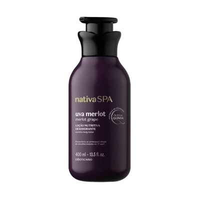 O Boticario Nativaspa Uva Merlot Hidratante Corporal 400ML
