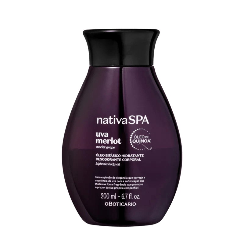 O Boticario Nativaspa Óleo Uva Merlot 200ML