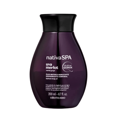 O Boticario Nativaspa Uva Merlot Óleo 200ML